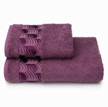 Полотенце махровое 50*90см Tempesta цв.17-1612 фиолетовый ПЦ-2601-4537 *5/20