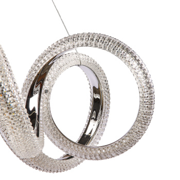 Люстра 9232/140W Chrome  530 мм 3 реж., пульт S=20м2  VERNER LIGHTING *1