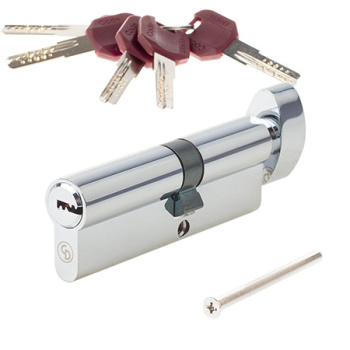 Механизм врезной 90(40С/50) хром ключ/вертушка ZM-С-CR Code Deco*1/12/48