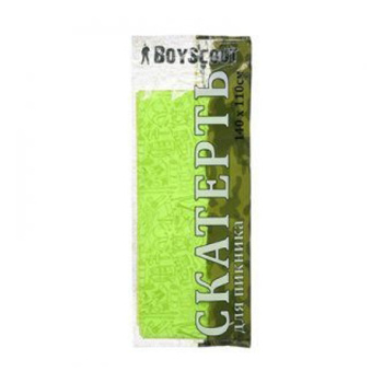 яяяBOYSCOUT   Скатерть для пикника 140x110 см, спанбонд (5 цветов в коробке) /80