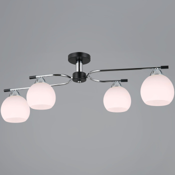 Светильник потолочный IL0638-4CSQ-24 CR BK LIBRA 4*40W E14 S=24м2  *1