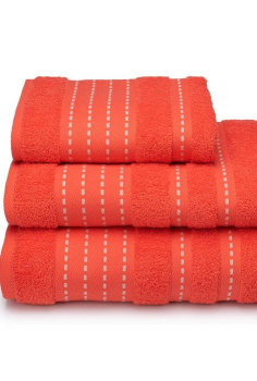 Полотенце махровое 50*90см Morning dew цв.17-1656 коралловый ПЦ-2601-4856-1 *5/20