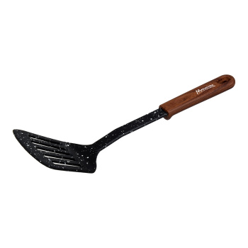 Лопатка кух. с прорезями нейлоновая, резин. ручка "Marmiton" 32 см (17219) *1/12/144