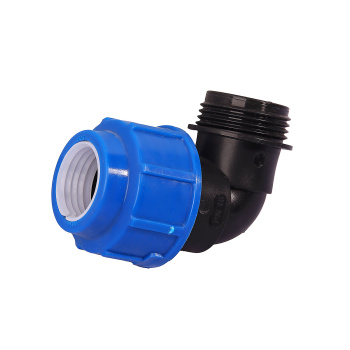 Угольник ПНД компрессия Ø 25х1" наруж. резьба *1/40