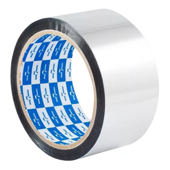 Лента клейкая металлизированная 50мм х 10м "Klebebander" (68199) (451) *6/36