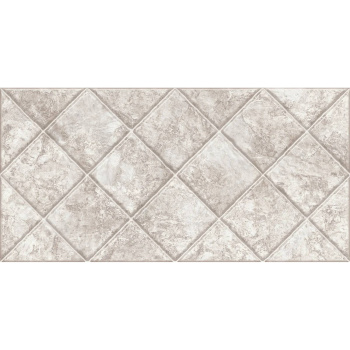 Плитка 50х24.9 см настенная 1.37 м² Alma Ceramica Trevis, серо-бежевый ромбы