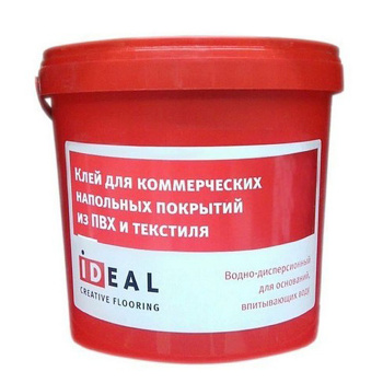Клей 10 кг IDeal 701 водно-дисперсионный, для напольных покрытий из ПВХ Клей 10 кг IDeal 701 водно-дисперсионный, для напольных покрытий из ПВХ