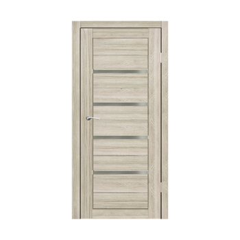 яяяКомплект ЦАРГИ Сакура Лиственница 700 мм экошпон (дверь+погонаж+замок 5300+петли) *1