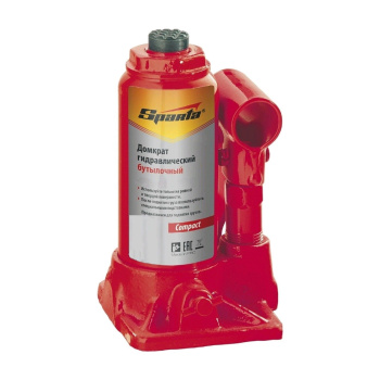 Домкрат гидравлический SPARTA Compact, 3 т, бутылочный, подъем 180–320 мм 2789852