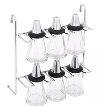 Набор банок д/специй с держ. хром HD 20.41.00 *1