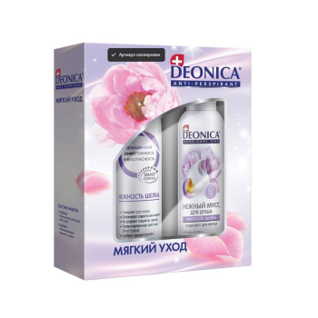 Набор DEONICA МУСС для душа Silk Touch+гель 1.000 комп