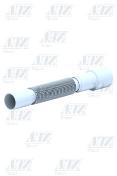 Слив гофрированный 40*40/50 (без гайки) АНИ К406 *1/100