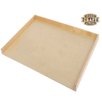 яяяДоска разделочная дерев. (фанера) 510х760х4мм с бортиком "пирожковая" арт.уф18497(Ек-г) *1/5