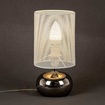 Лампа настольная 21018/1T SV WT Е14 40Вт S=2м2  *1/24 Лампа настольная 21018/1T SV WT Е14 40Вт S=2м2  *1/24