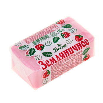 Мыло 140г. ВЕСНА Семейное Земляничное п/пропилен (1106) (Самара) *4/44 Мыло 140г. ВЕСНА Семейное Земляничное п/пропилен (1106) (Самара) *4/44