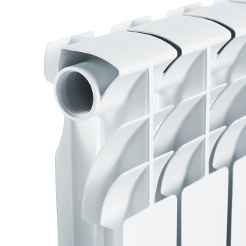 Радиатор алюминиевый 10 секций STI, 500 мм, белый Радиатор алюминиевый 10 секций STI, 500 мм, белый