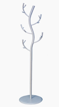 Вешалка напольная "Стойка" "Дерево"  выс.1,81м Белый ВНП 211 Б ("ЗМИ") *1