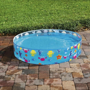 Бассейн надувной детский BESTWAY Подводный мир, 122x122x15 см, 219 л Бассейн надувной детский BESTWAY Подводный мир, 122x122x15 см, 219 л