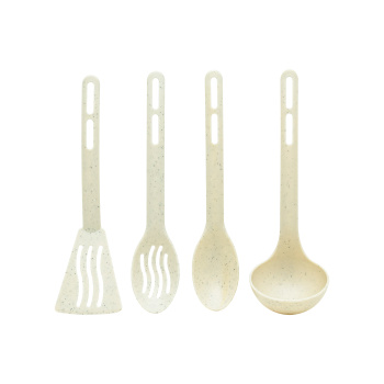 Набор кухонных принадл. нейлон 4пр. "Granite" Белый 45541 ("Полимербы") *1/20