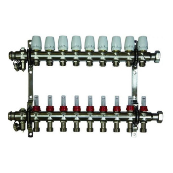 Коллекторная группа Millennium с расходомером, 4 выхода, с кранами