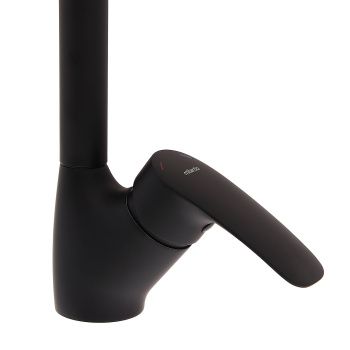 Смеситель для кухни Milardo Rora черный матовый, высокий излив RORBL0JM05 *1/10