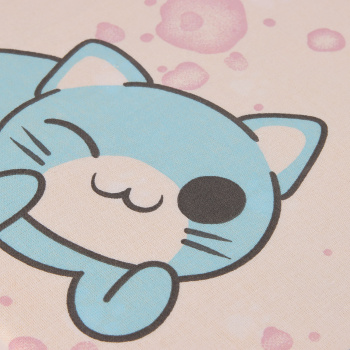 Постельное белье детское 1,5сп поплин Тинейджер Василек 71074/1 Только для котиков *1/7