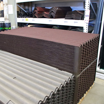 Ондулин Смарт 1950х950х3 мм, 1.85 м², коричневый