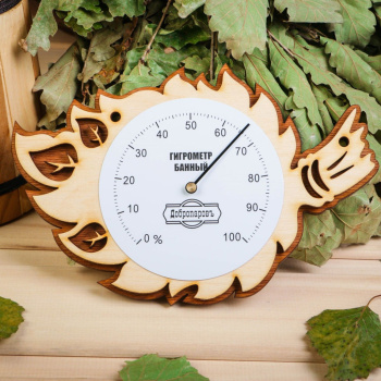 Гигрометр для бани  "Листок", 19,3х13см, "Добропаровъ" 3967699