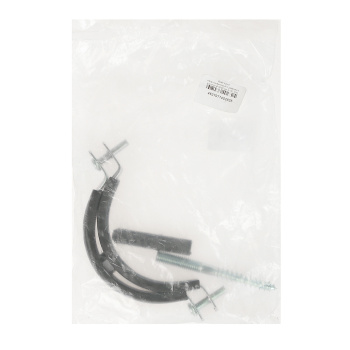 Хомут металлорезиновый с дюбелем и шурупом Ø 75-80 мм 2-1/2" СТМ CHSR0212 *1/80